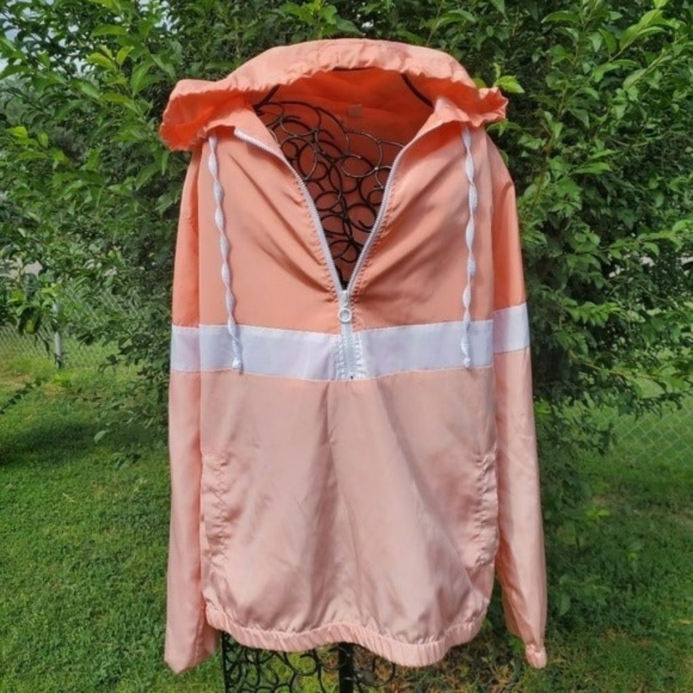 Peach windbreaker